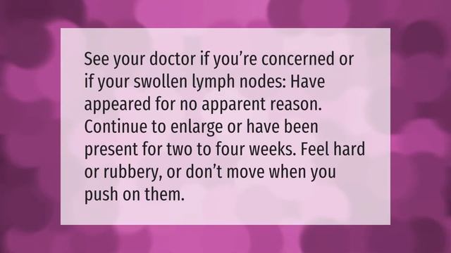 What causes swollen lymph nodes in neck? смотреть онлайн