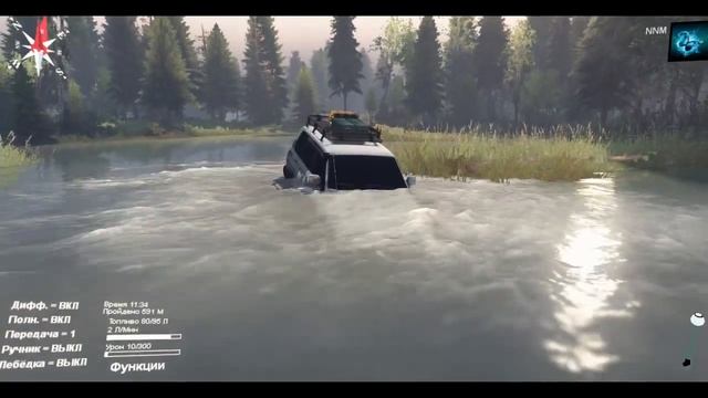 SpinTires #1 Toyota LC 105 смотреть онлайн