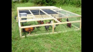 своими руками курятник передвижной cut part10