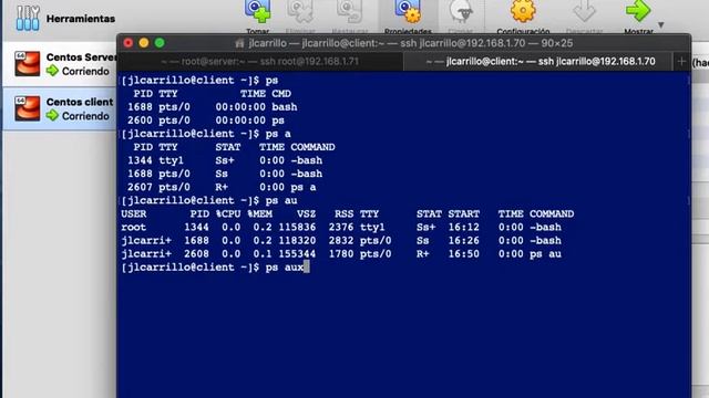 Comando ps - RedHat / Rocky Linux / Alma Linux / Oracle Linux / CentOS смотреть онлайн