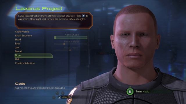 PS5 Mass Effect 2 Legendary Edition Male Shepard Creation Options смотреть онлайн