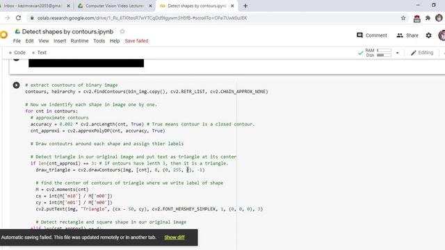 Detecting Shapes in an image in Opencv with Python смотреть онлайн