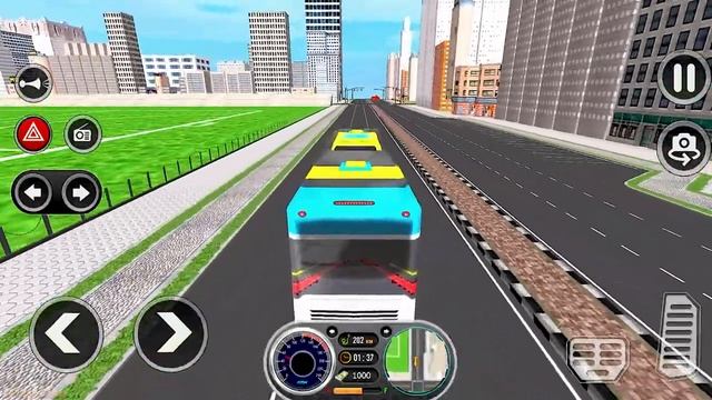City Bus Driving Game: Passengers Transport Simulator - Android gameplay смотреть онлайн