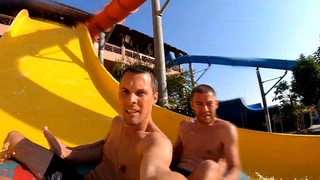 Jungle Aqua Park Hotel Hurghada (nearly) all Slides (Rutschen, Aquapark) смотреть онлайн