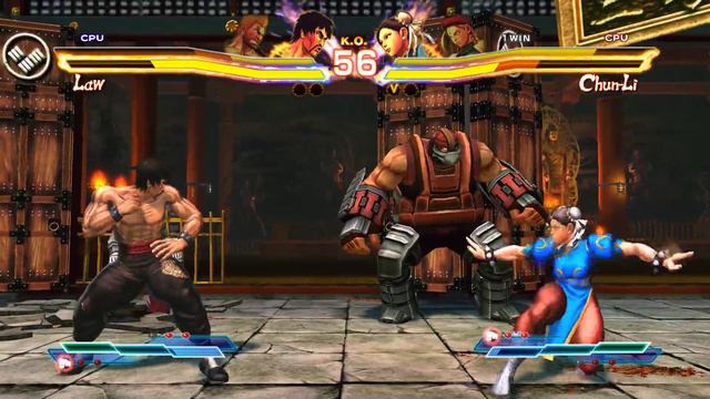 Law & Paul vs Cammy & Chun lI (Hardest) - Street Fighter X Tekken смотреть онлайн