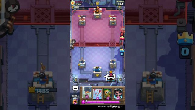 Играем в Clash Royal+Открытие легендарного сундука королей смотреть онлайн