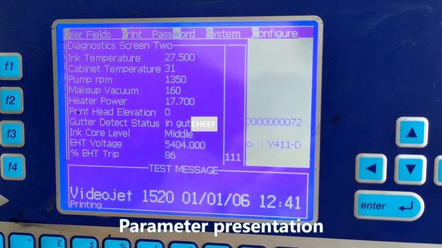 Take a look at the normal print test of Videojet 1520 inkjet printer! смотреть онлайн