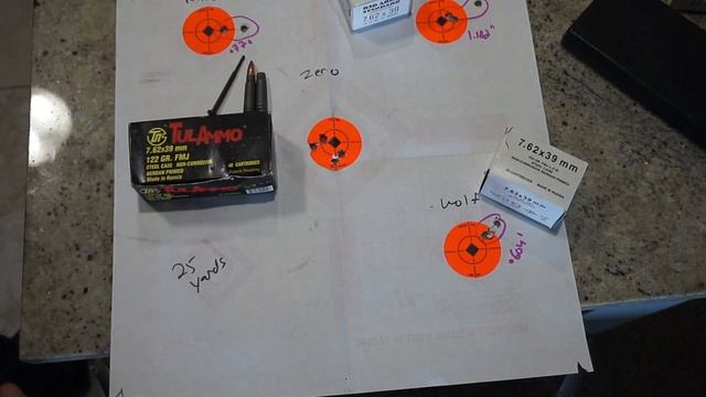 BCA Bear Creek Arsenal dual charging 7.62x39mm 18" rifle range and accuracy test. смотреть онлайн