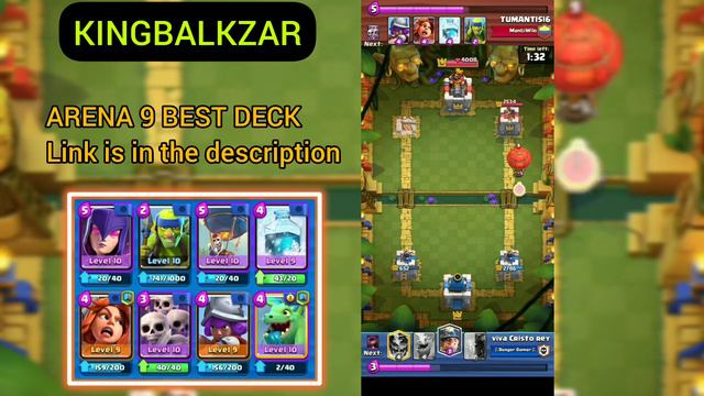 BEST ARENA 9 DECK | BALLOON FREEZE META | 2022 STRATEGY | @CLASHROYALE BY #KINGBALKZAR смотреть онлайн