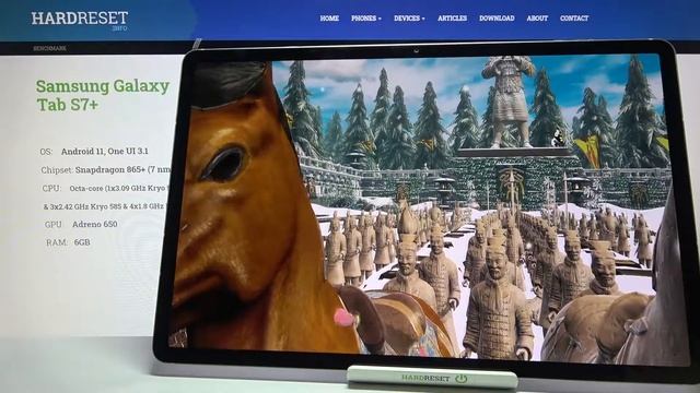 SAMSUNG Galaxy Tab S7+ AnTuTu Benchmark смотреть онлайн