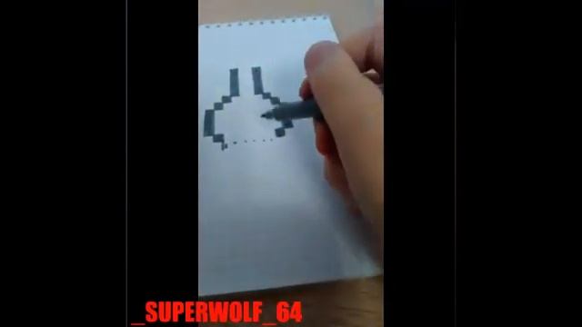 Рисунки по клеточкам #1 зелье смотреть онлайн