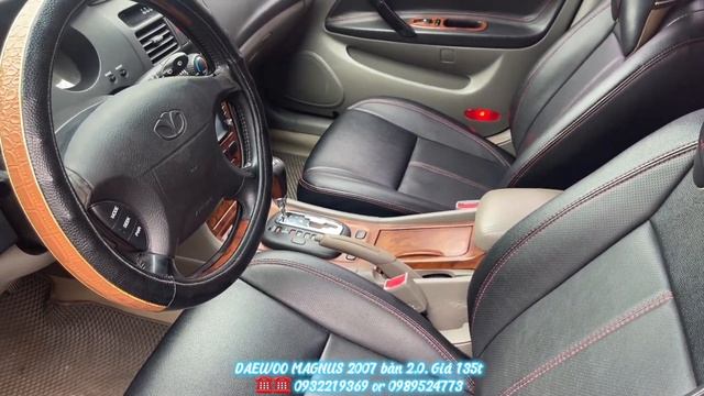 Mẫu Sedan đỉnh điểm một thời với nhiều tiện ích trên xe. DAEWOO MAGNUS AT 2007 bản 2.0 số tự động смотреть онлайн