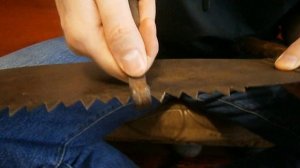 Заточка и развод пилы дедовский способ