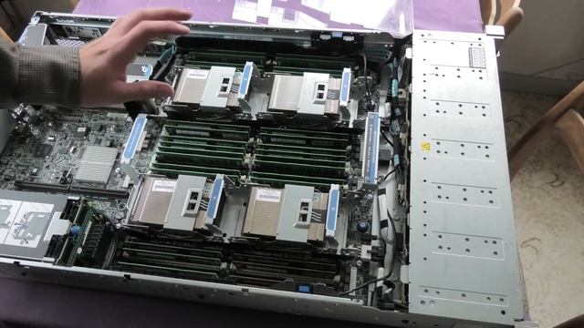 HPE ProLiant DL560 Gen8 Walkthrough 4 CPU Server - 1085 смотреть онлайн