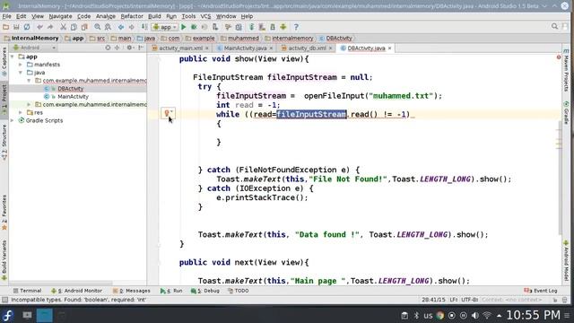130 Android Studio internal Storage смотреть онлайн
