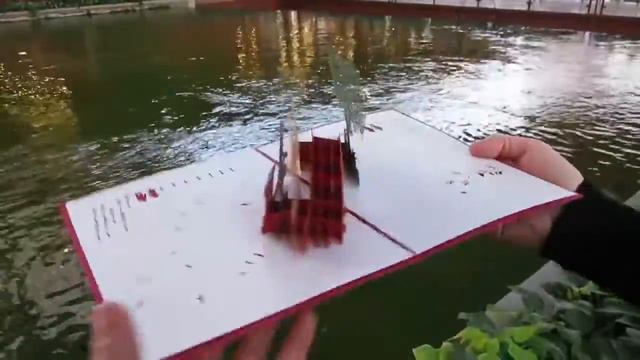 Asian Bridge Love Pop Up Card for Valentine's Day | Pop Card Express смотреть онлайн