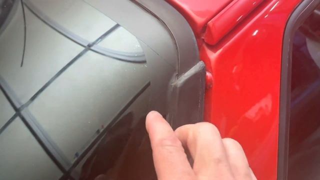 Porsche 944 hatch clean up trim and “defrost delete” with finished product смотреть онлайн