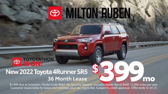 2022 Toyota 4 Runner Milton Ruben Toyota Augusta GA MR TOY 2084 2T смотреть онлайн