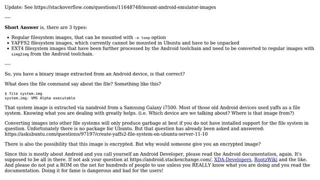 Ubuntu: How can I open binary Android ROM image files? (.img)? (2 Solutions!!) смотреть онлайн