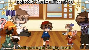 Afton and Emily Family react to William Afton AU's! || Song: Cause I'm a Liar || GCRV || FNaF