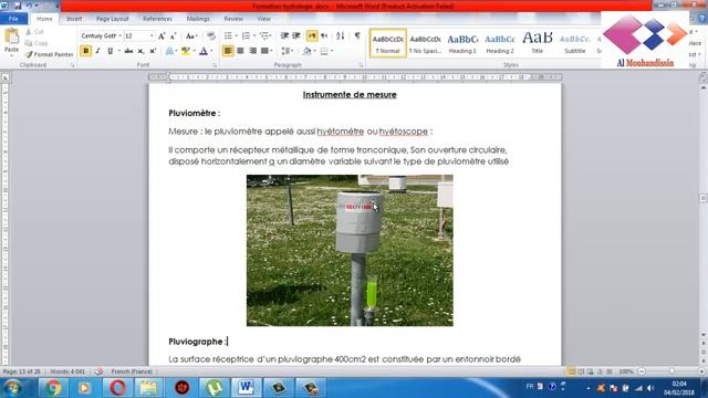 Formation Hydrologie Hydraulique Assainissement P3