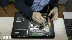 Неполный разбор безымянного ноутбука DNS. Замена HDD, ODD, RAW, Клавиатуры, Техобслуживание