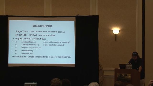 2011 SouthEast LinuxFest - Rob McGee - Postfix and Postscreen: Stopping Spam Safely смотреть онлайн