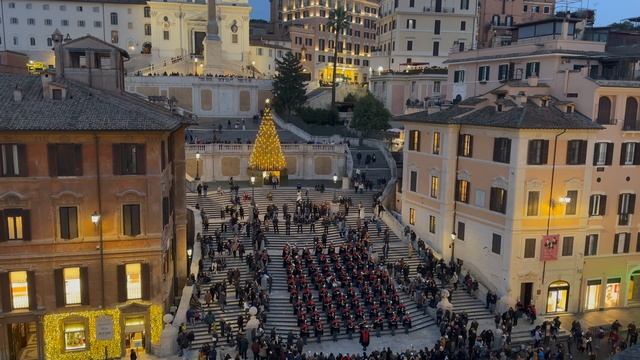 Rome's Spanish Steps // White Christmas Concert смотреть онлайн