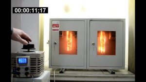 Работа Пиростикера АСТ-25 в ящике