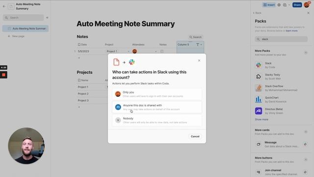 Summarize meetings with AI + SLACK integration смотреть онлайн