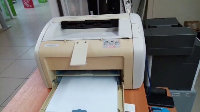 Тест принтера HP 1018 смотреть онлайн