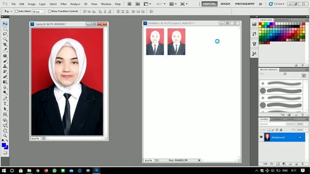 Cara Membuat Pas Fhoto di Photoshop CS5 смотреть онлайн