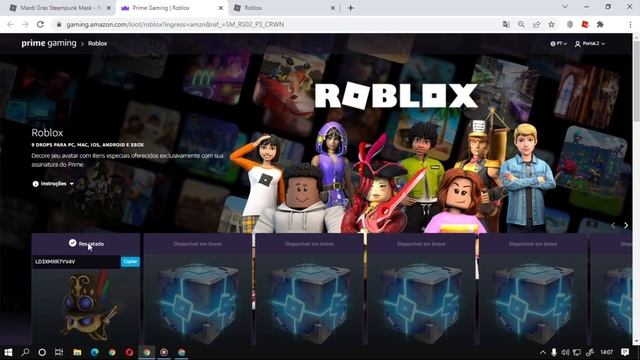 Como Ganhar o item [Mardi Gras Steampunk Mask] Roblox Evento смотреть онлайн