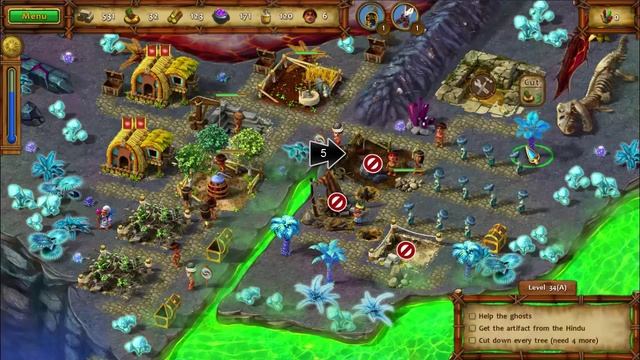 Moai 2 - Path To Another World - Level 34A Walkthrough смотреть онлайн