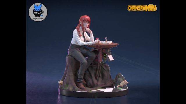 Makima Chainsawman Figure for 3D Printing смотреть онлайн