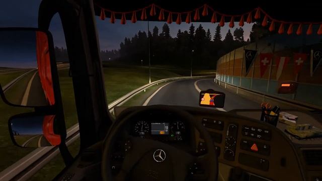Mercedes Actros MP3 Zürich to Basel With EVR Sound Mod смотреть онлайн