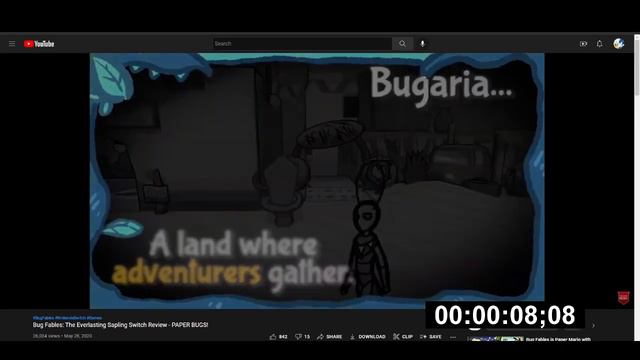 Bug Fables Reviews But They End When They Say The Words "Paper Mario" смотреть онлайн