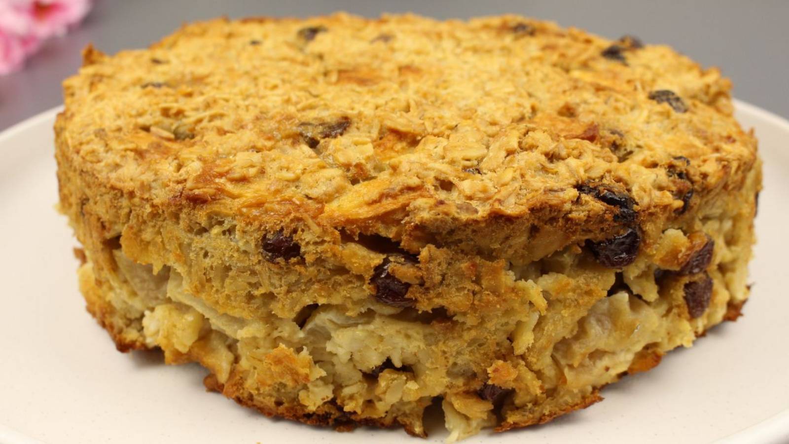 Если у вас есть овсянка и яблоки, приготовьте этот пирог. Без сахара! Без пшеничной муки! смотреть онлайн