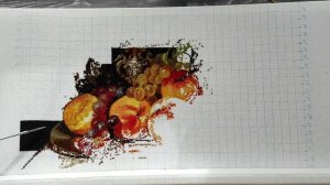 Вышивка_5 неделя_финиш_многоцветки_Уно #вышивкакрестом