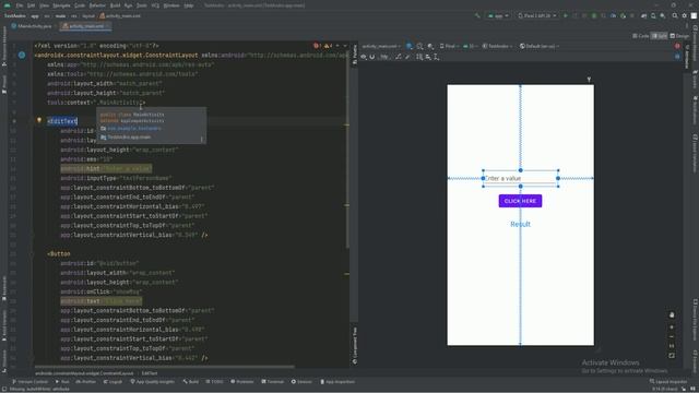 Malayalam Tutorial on How to Use TextView and EditText in Android Studio смотреть онлайн