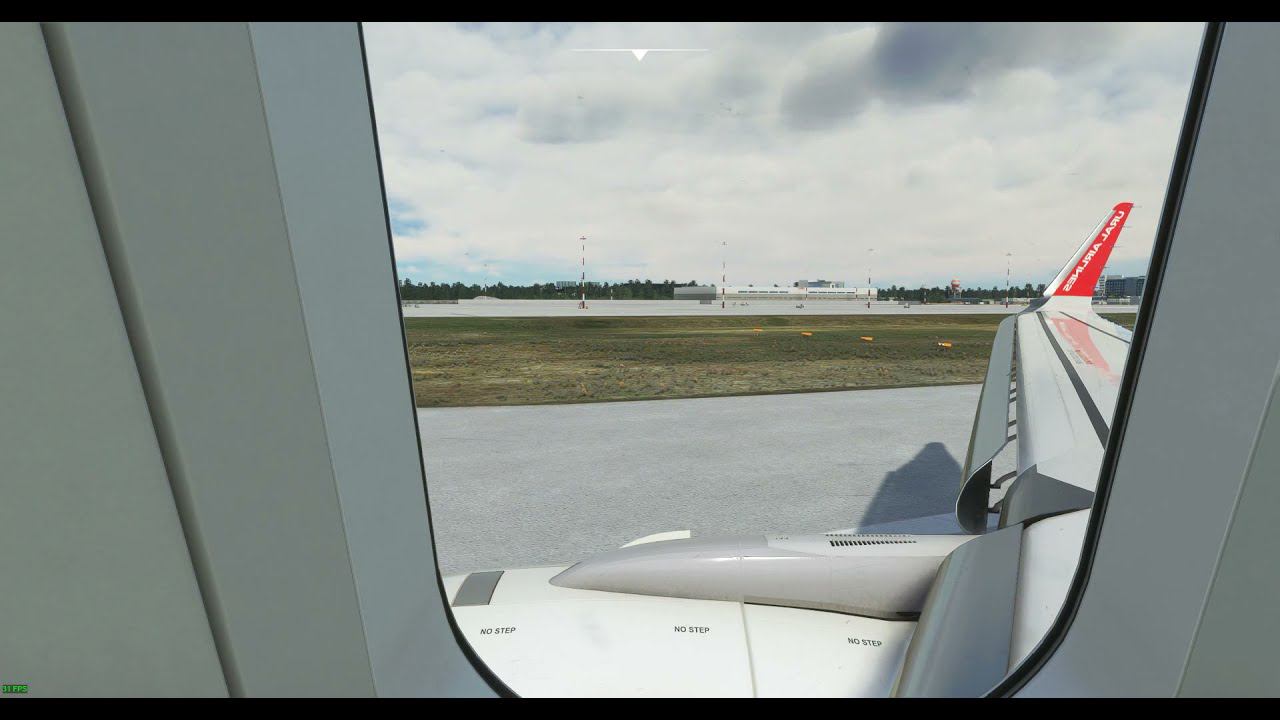Microsoft Flight Simulator 2020 посадка глазами Пассажира