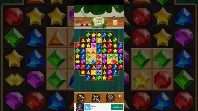 Jewels Jungle ? - Jewels & Gems Match 3 Puzzle 2021 Level 120 ⭐⭐ no Booster ? Android Gameplay ✅ смотреть онлайн