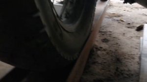 Как я выставляю заднее колесо на мотоцикле