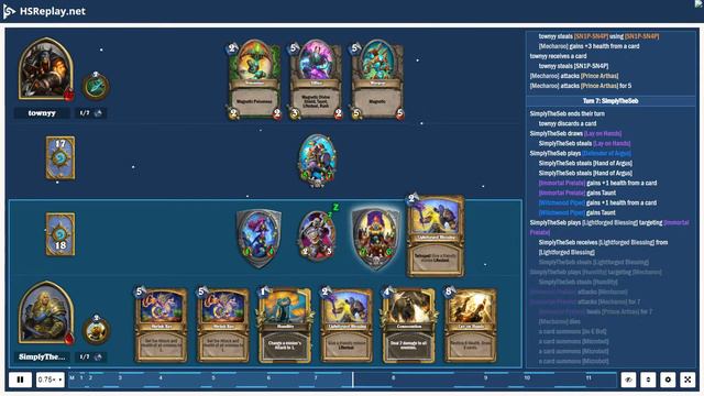 ProGaming - Hearthstone, Immortal Paladin(5) vs Mech Hunter(5) by townyy and SimplyTheSeb, Ranked.. смотреть онлайн