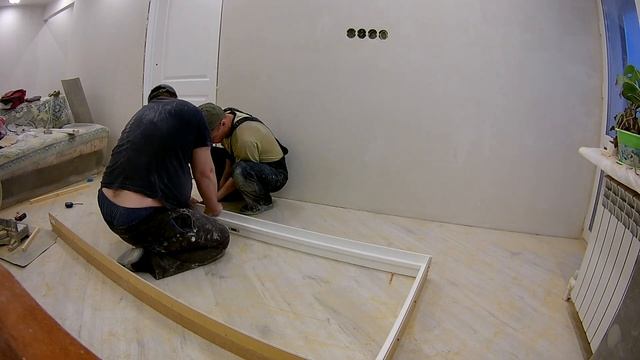 установка дверей скрытые навесы(как установить двери ремонт квартир в караганде ) смотреть онлайн