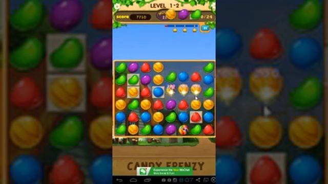Candy Frenzy Gameplay Level 2 смотреть онлайн