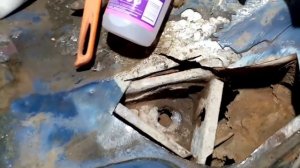 Ремонт оторваной балки #ВАЗ_099 своими руками