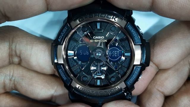 How To Setting Time G-SHOCK GA-200 GA-201 Digital Watch
