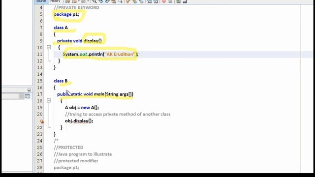 #11 Access Modifiers in JAVA {Part11} смотреть онлайн