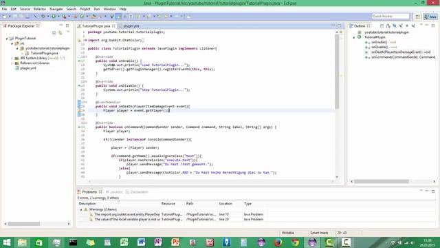 Bukkit/Spigot-Plugin programmieren #04 | Events | Reupload vom 30.06.15 смотреть онлайн